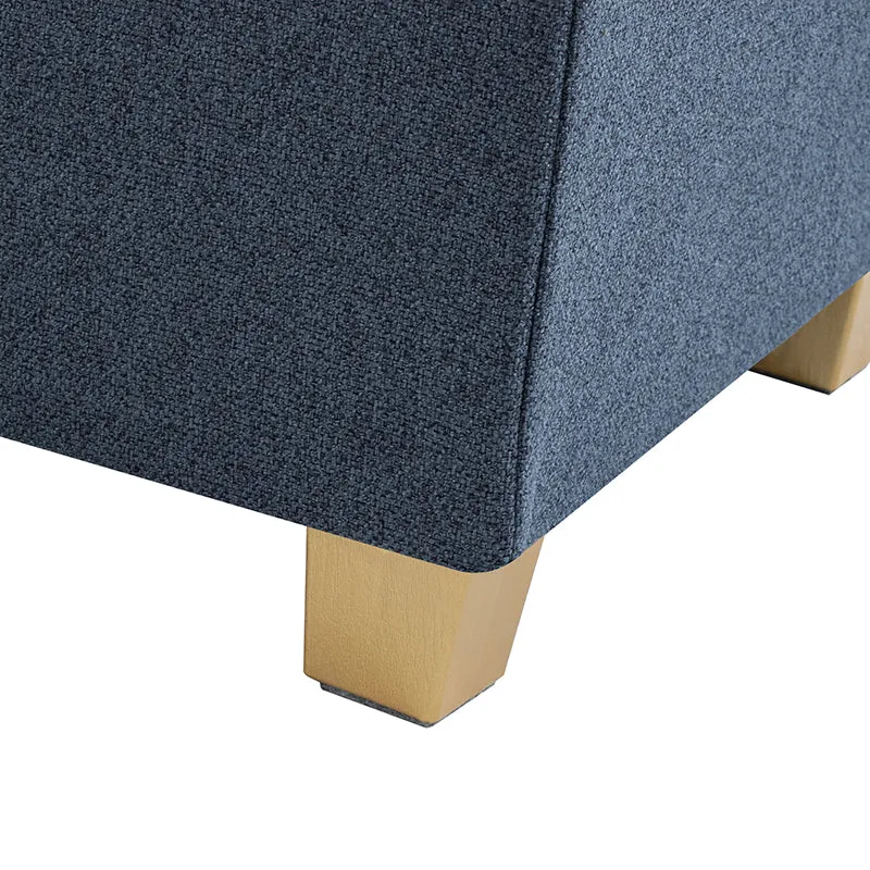 Rainald Versatile Minimalist Storage Bench with Removable Fabric Cover