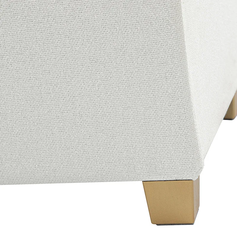 Rainald Versatile Minimalist Storage Bench with Removable Fabric Cover