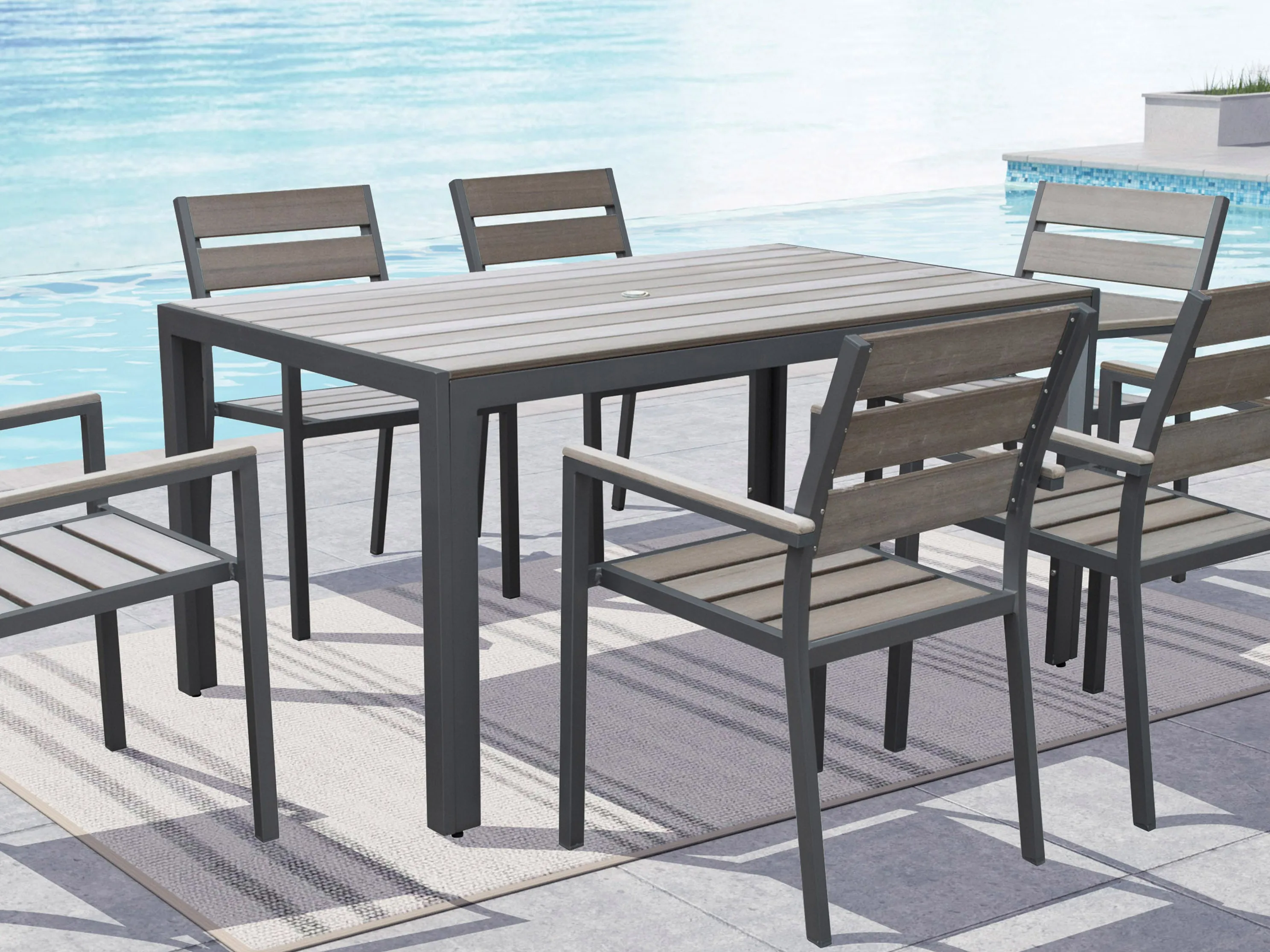 Rectangle Outdoor Dining Table