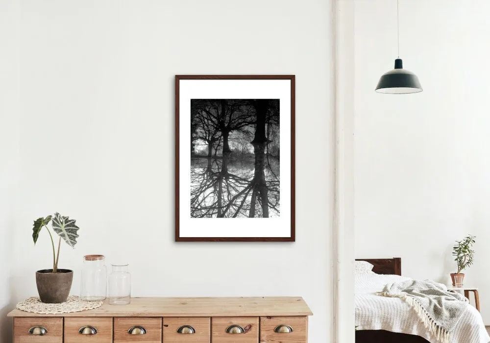 Roots And Trees Black And White Abstract Wall Art PRINTABLE WALL ART, Indie Wall Art, Alternative Wall Art, Pop Surrealism Art