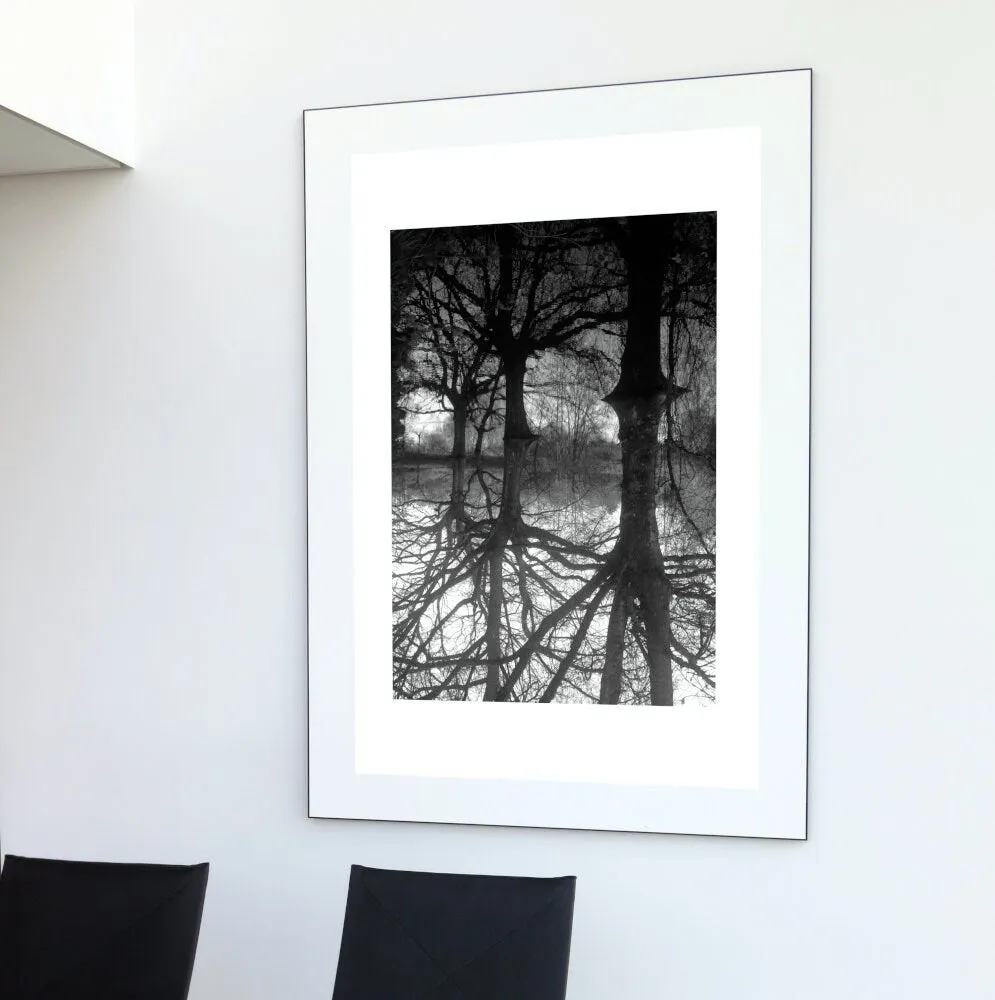 Roots And Trees Black And White Abstract Wall Art PRINTABLE WALL ART, Indie Wall Art, Alternative Wall Art, Pop Surrealism Art