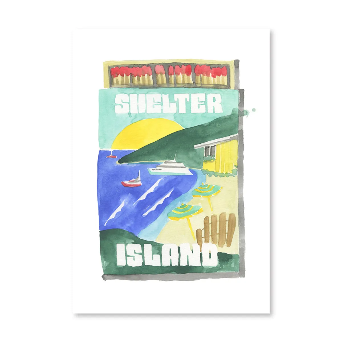 Shelter Island Matchbook