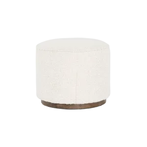 Sinclair Round Ottoman in Knoll Natural