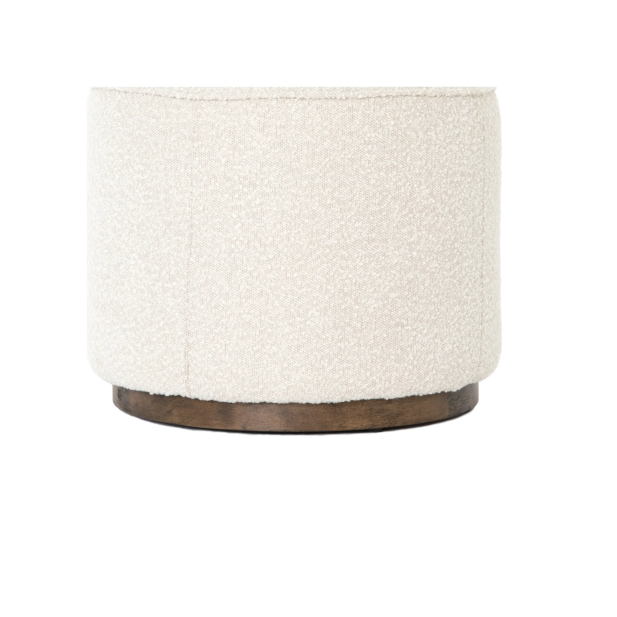 Sinclair Round Ottoman in Knoll Natural