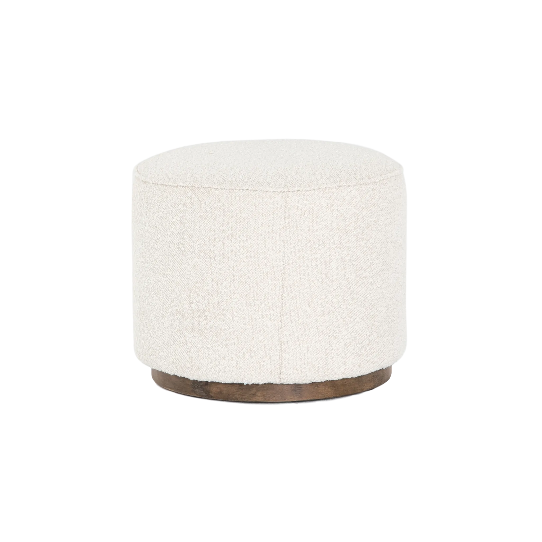 Sinclair Round Ottoman in Knoll Natural