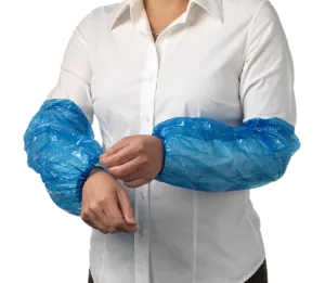 SLEEVE PROTECTORS BLUE X 20 POLYETHYLENE.