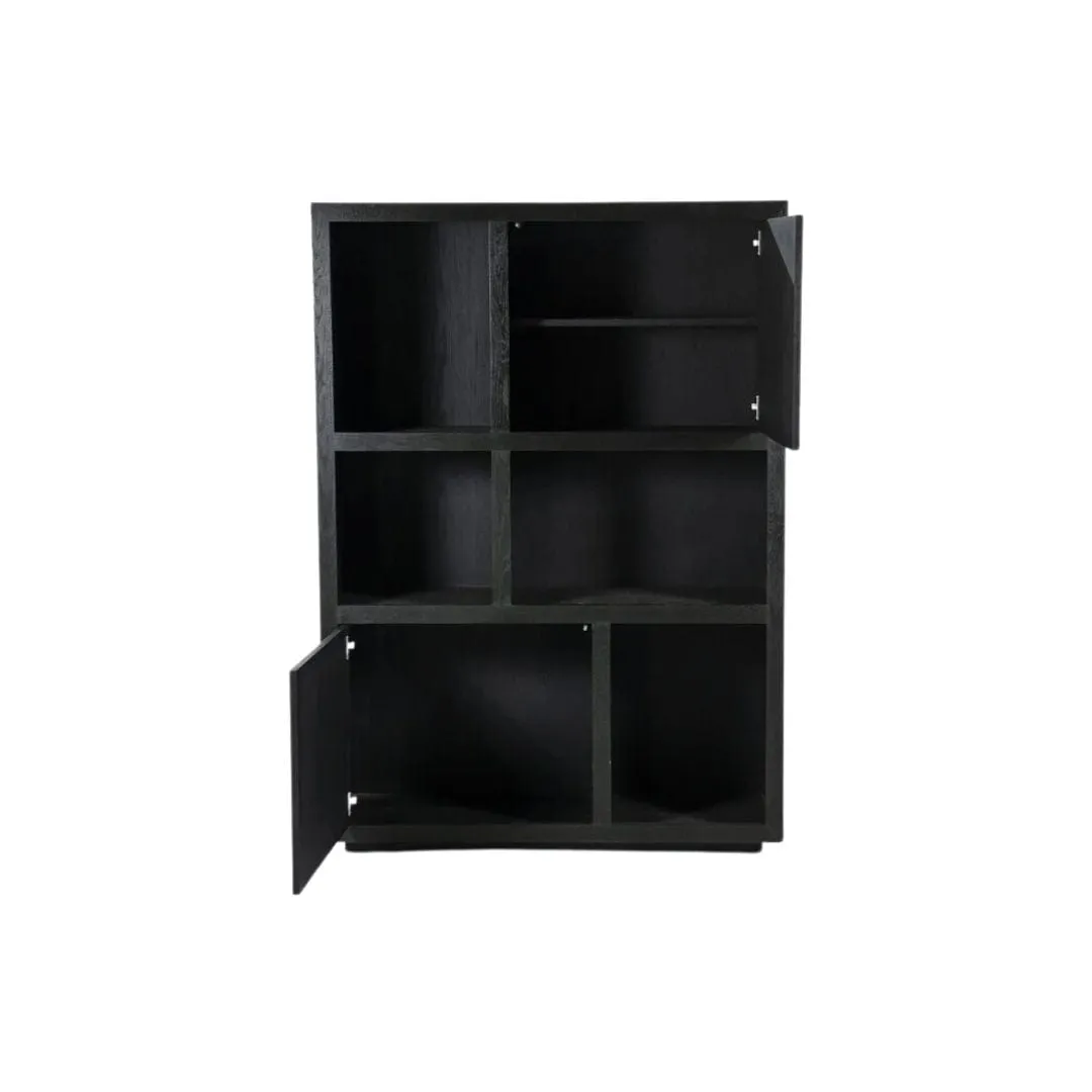 Soho Cabinet | Black 120x42x170cm