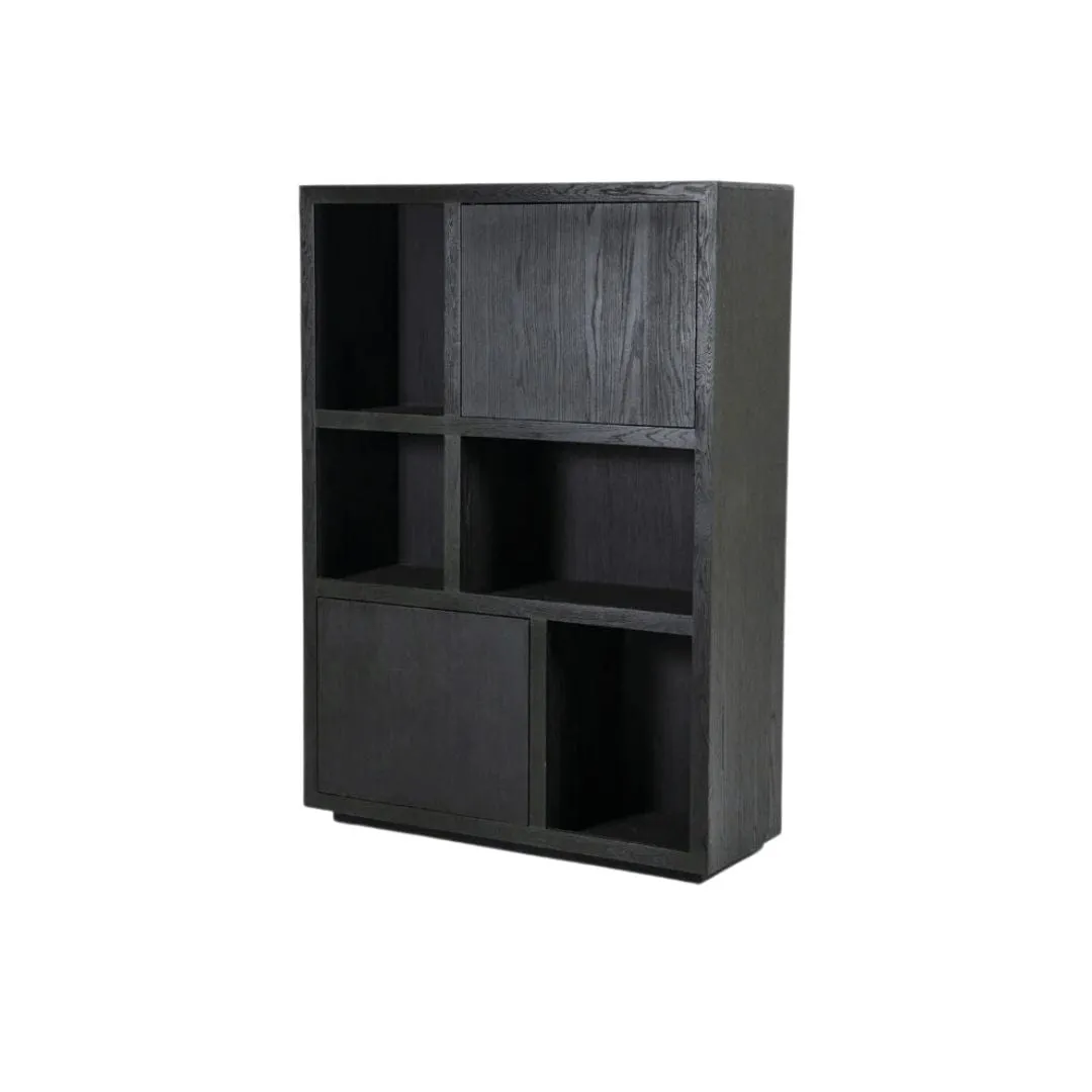 Soho Cabinet | Black 120x42x170cm