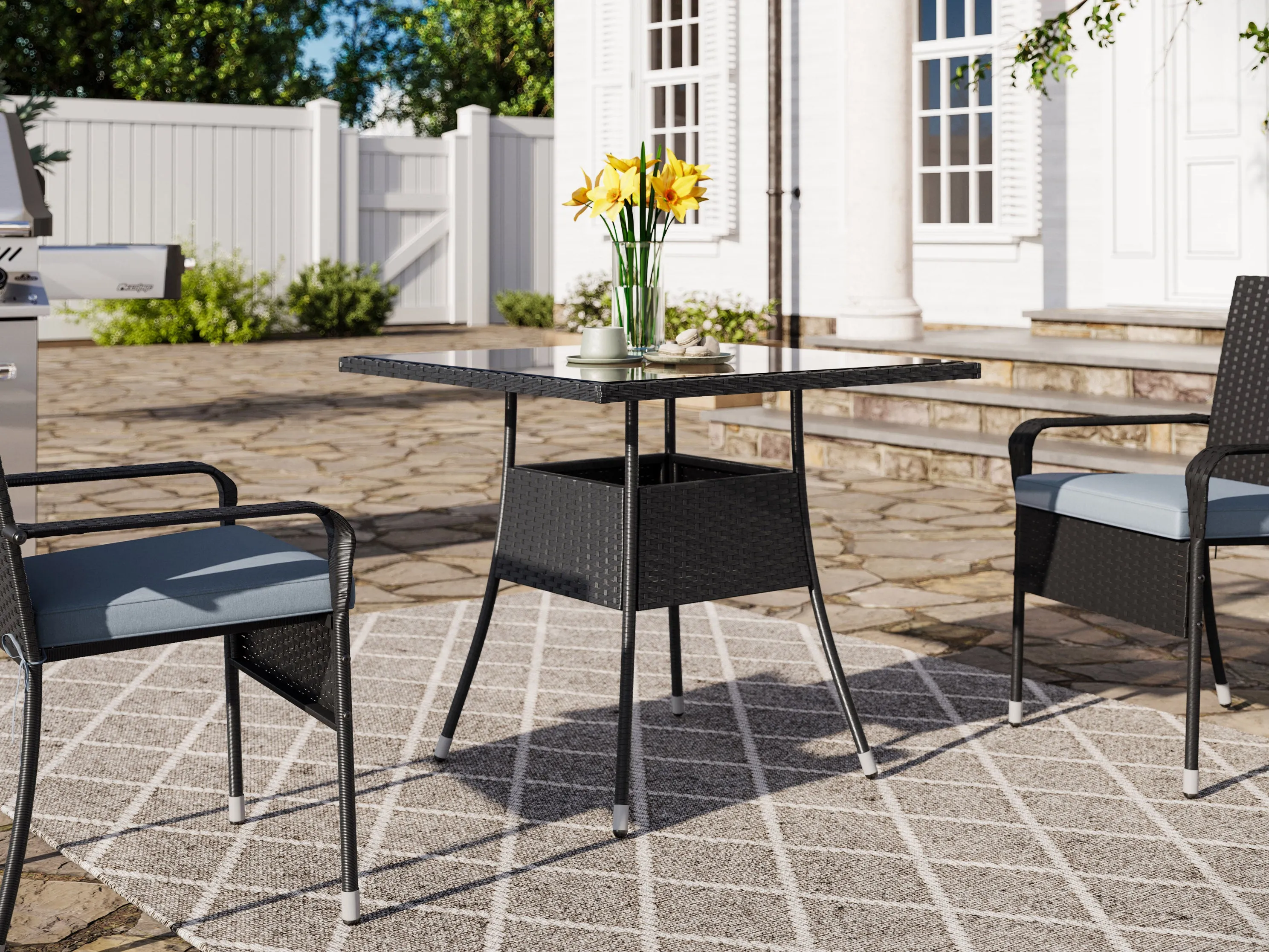 Square Outdoor Dining Table