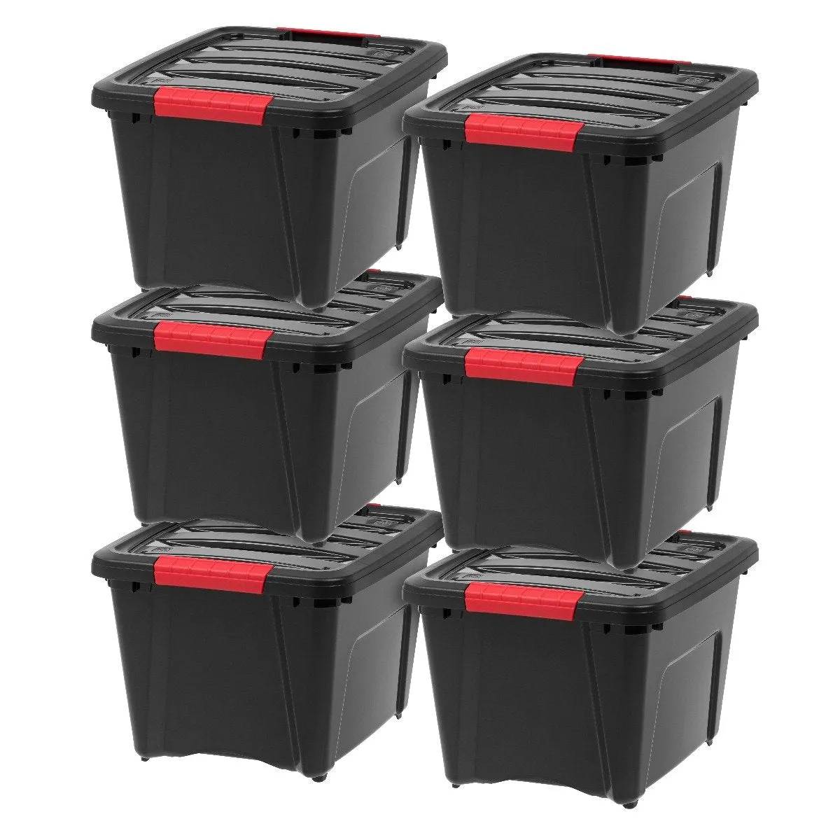 Stack & Pull™ Storage Box 6 Pack - 19 QT