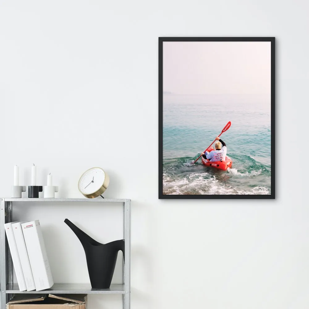 Supreme Kayak Sports Wall Art PRINTABLE ART, Hypebeast Streetwear Art, Modern Wall Art, Pop Culture Art Print, Kayak Wall Art