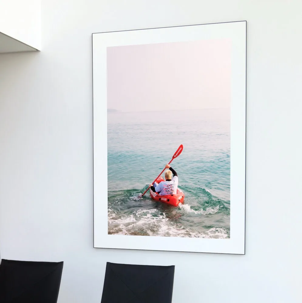 Supreme Kayak Sports Wall Art PRINTABLE ART, Hypebeast Streetwear Art, Modern Wall Art, Pop Culture Art Print, Kayak Wall Art