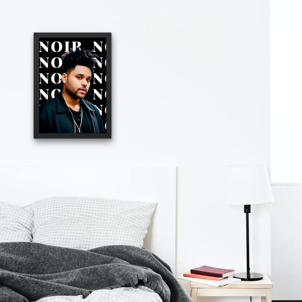 The Weeknd Poster Noir PRINTABLE WALL ART, Hypebeast Poster, Urban Wall Art, Celebrity Poster, Alternative R&B Hip Hop Pop Culture Decor