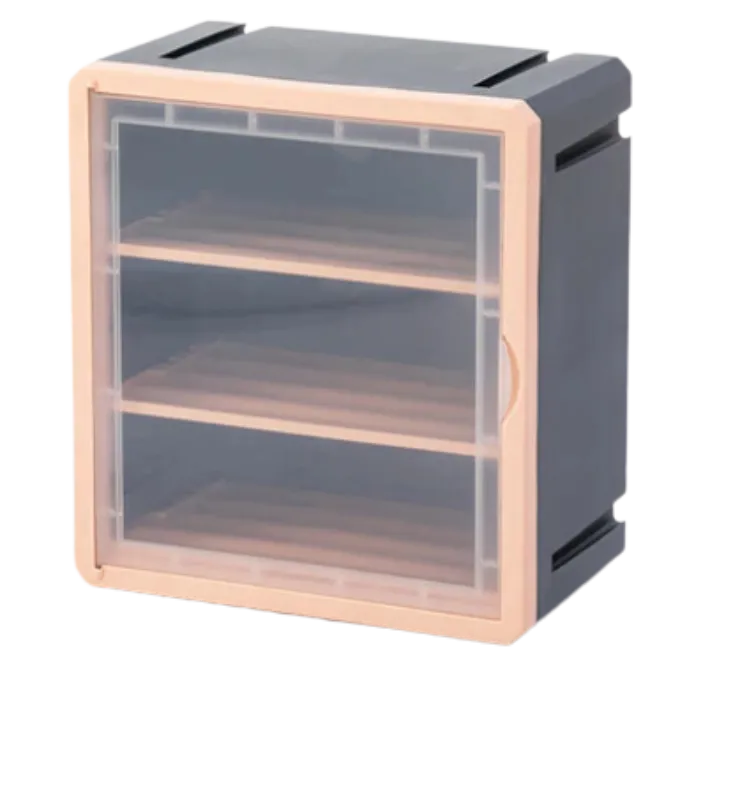 Versa Cube Storage Box Pink/Gray